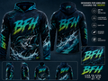 BFH Bass Performance Fishing Hoodie - UPF 50+